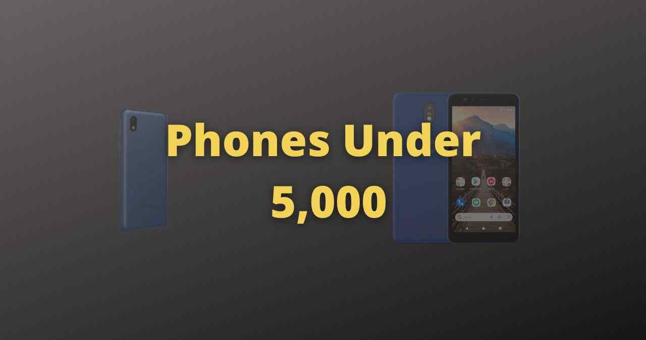 5 Best Mobile Phones Under 5000