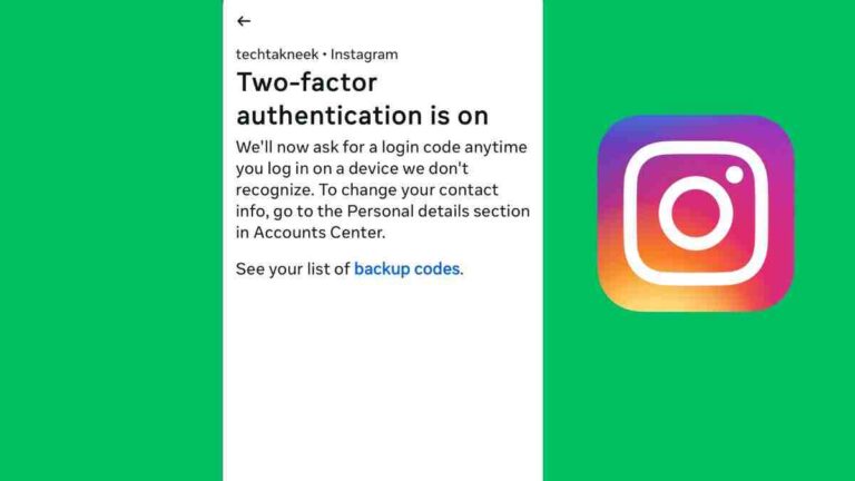 Enable Two Factor Authentication In Instagram